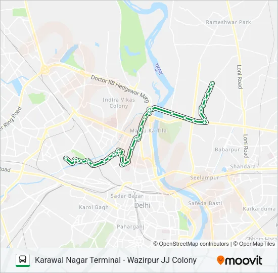 913 Bus Line Map