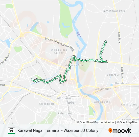913 Bus Line Map