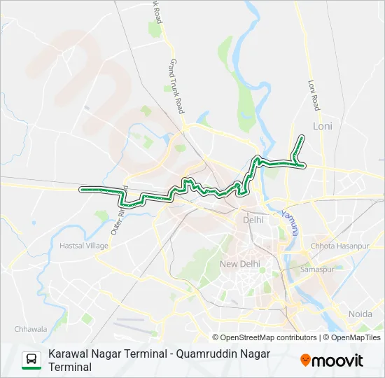 913 Bus Line Map