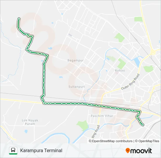 915 Bus Line Map