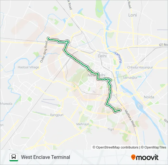 930 Bus Line Map