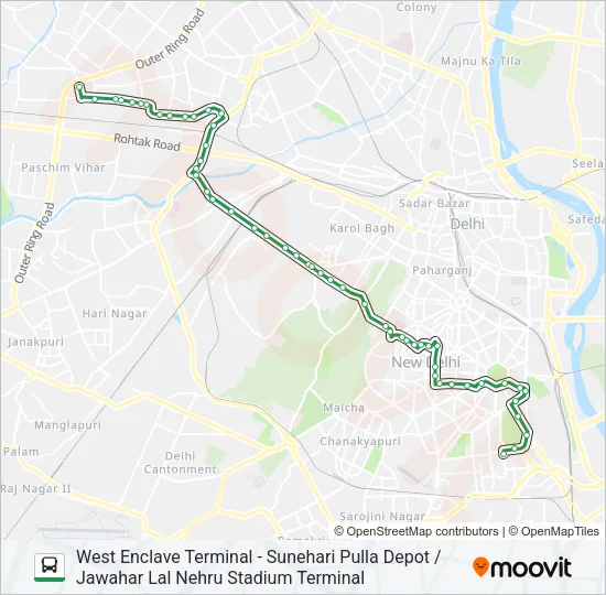 930 Bus Line Map