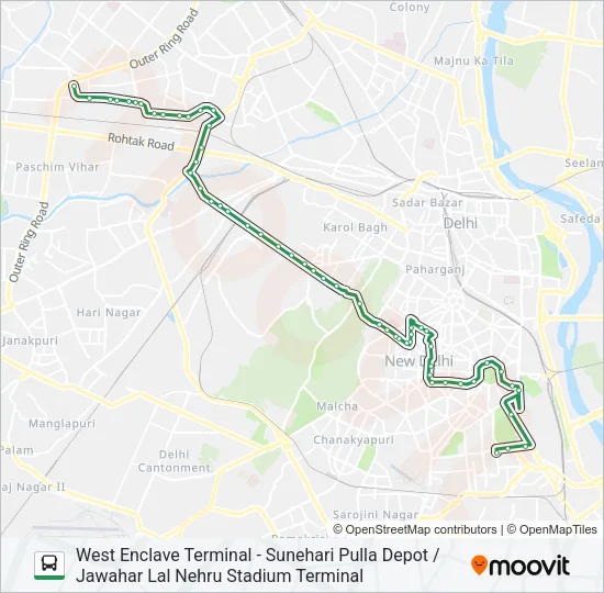 930 Bus Line Map