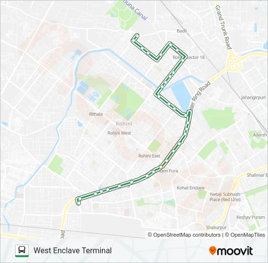 879D Bus Line Map