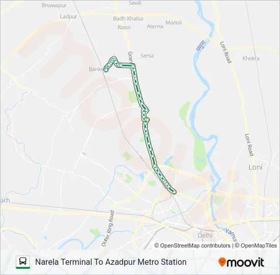 0131 (NS) Bus Line Map