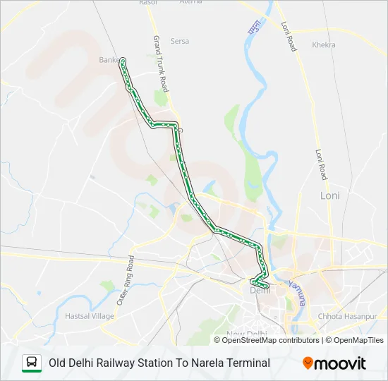 0131 (NS) Bus Line Map
