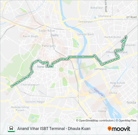 0740 (NS) Bus Line Map