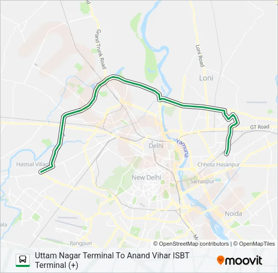 0OMS (+) (NS) Bus Line Map