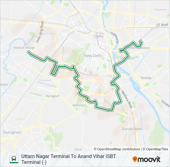 0OMS (-) (NS) Bus Line Map