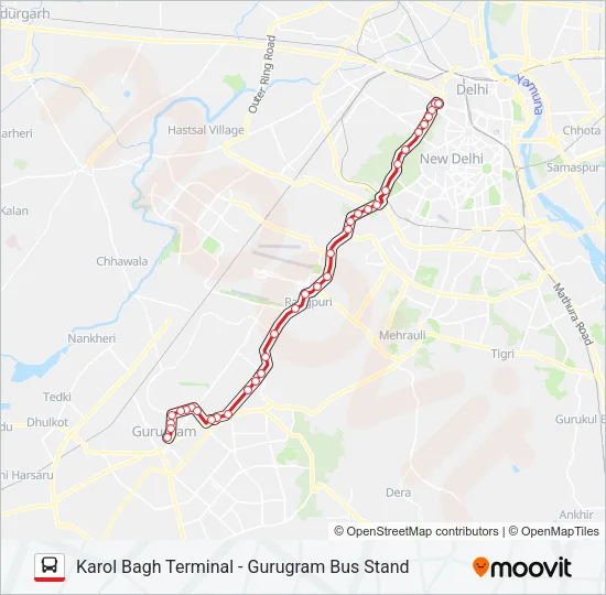 NCR Bus Line Map