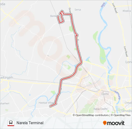 882A Bus Line Map