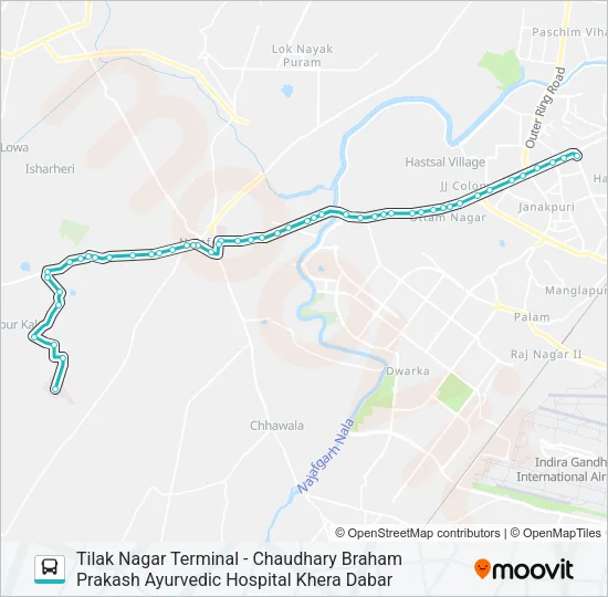 826 Bus Line Map