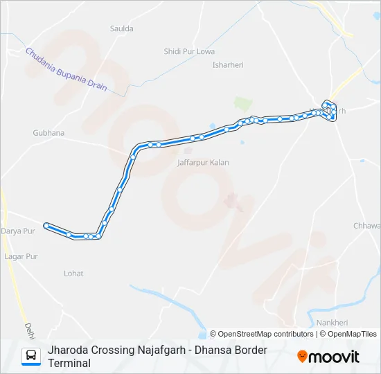 835 Bus Line Map