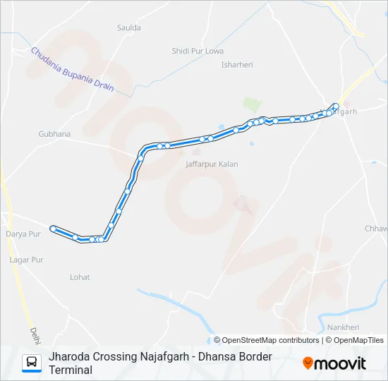 835 Bus Line Map