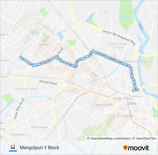 901 Bus Line Map