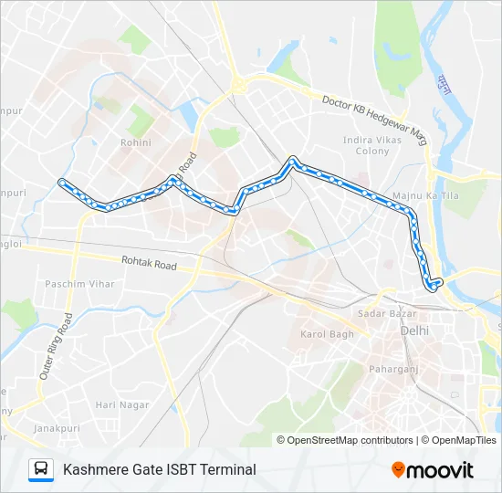 901 Bus Line Map