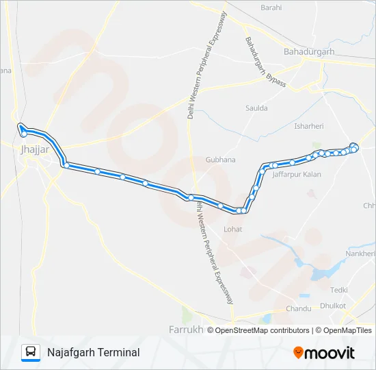 NCR Bus Line Map