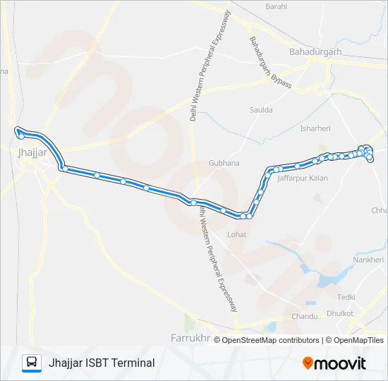 NCR Bus Line Map