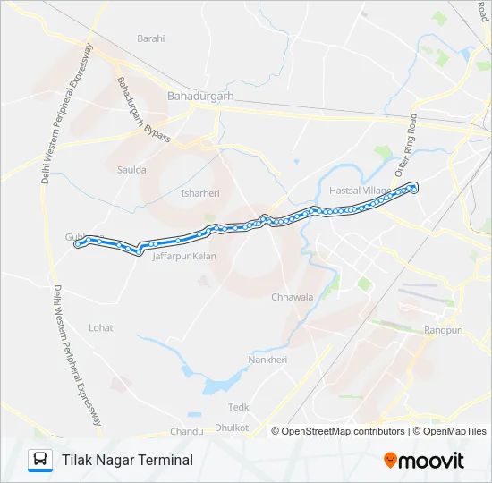 NCR Bus Line Map