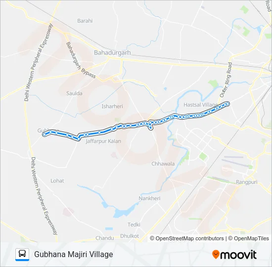 NCR Bus Line Map