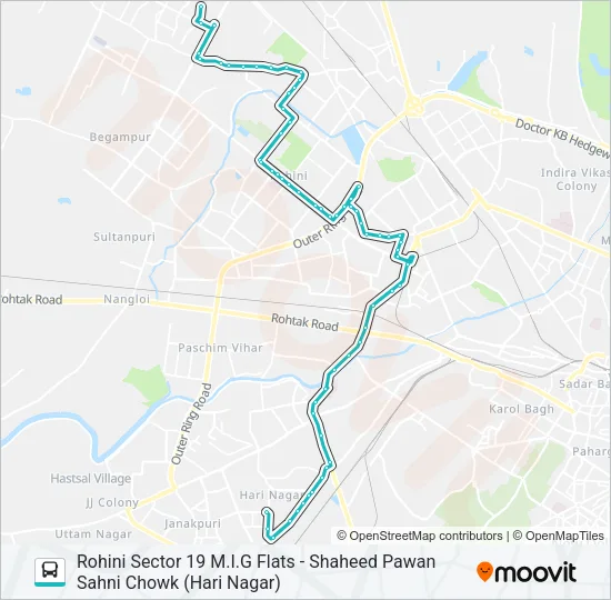 889SPL Bus Line Map