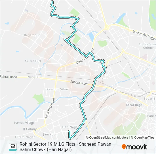 889SPL Bus Line Map