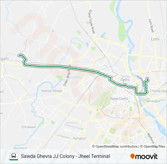 949A Bus Line Map