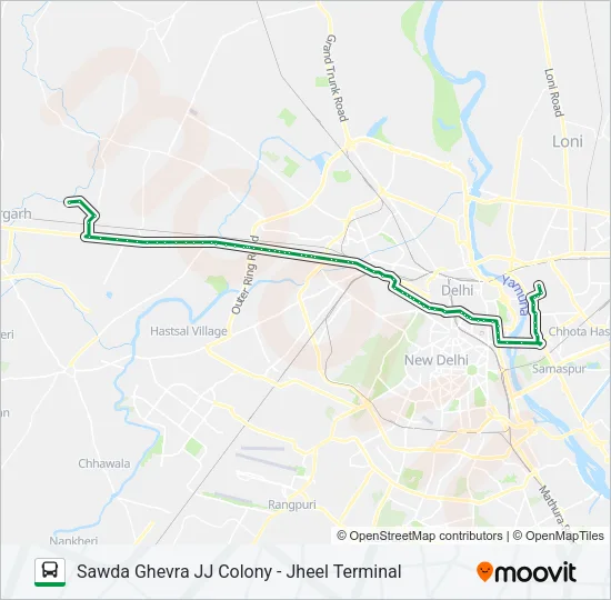 949A Bus Line Map