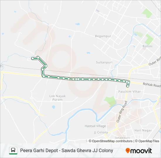 949A Bus Line Map