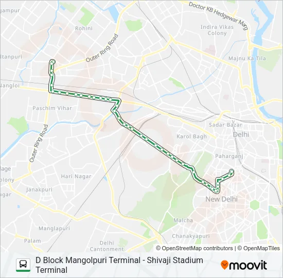 940STL Bus Line Map