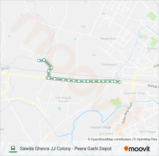 949EXT Bus Line Map
