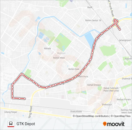 946 Bus Line Map