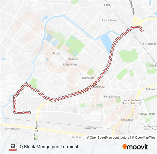 946 Bus Line Map