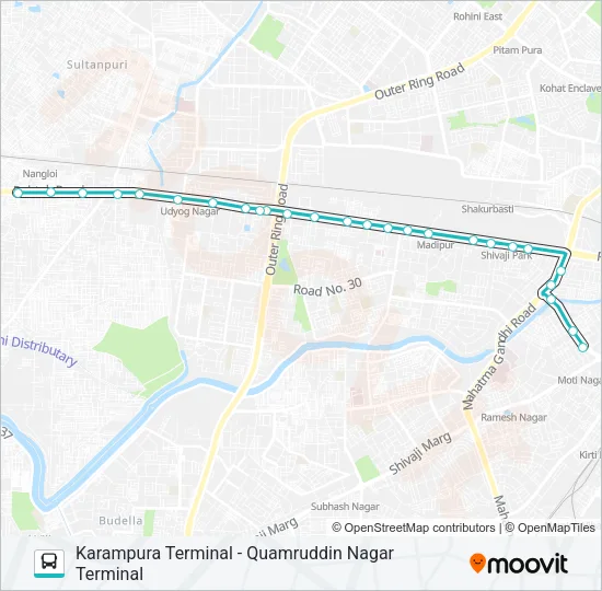 934 Bus Line Map