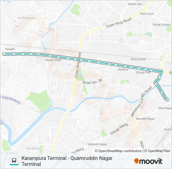 934 Bus Line Map