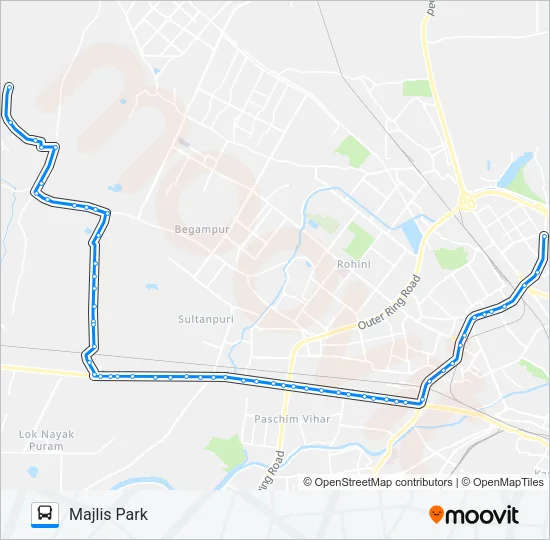 935 Bus Line Map