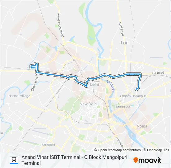 939 Bus Line Map