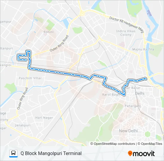 939 Bus Line Map