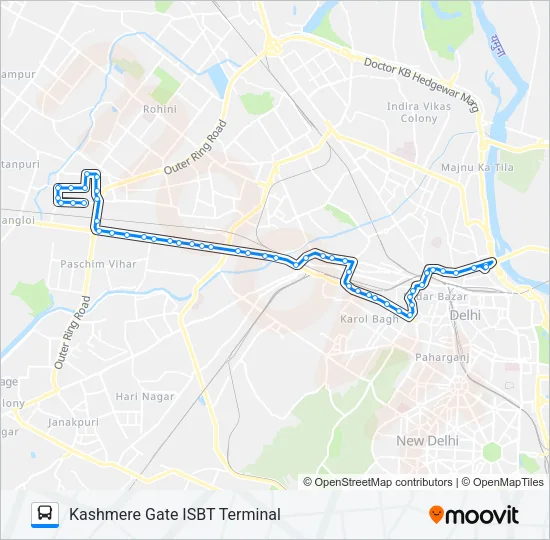 939 Bus Line Map