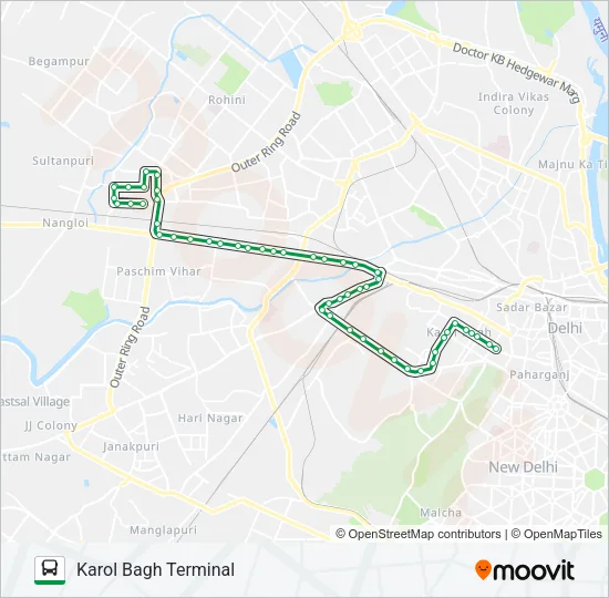 953 Bus Line Map