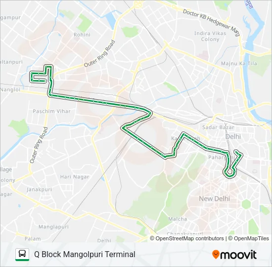 953 Bus Line Map