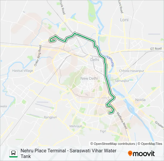 964 Bus Line Map