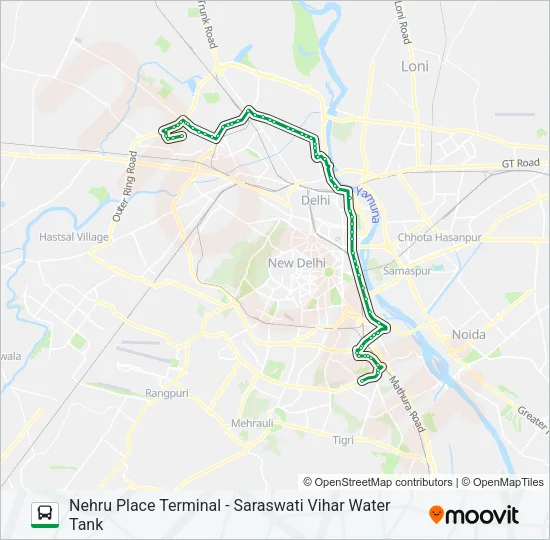 964 Bus Line Map