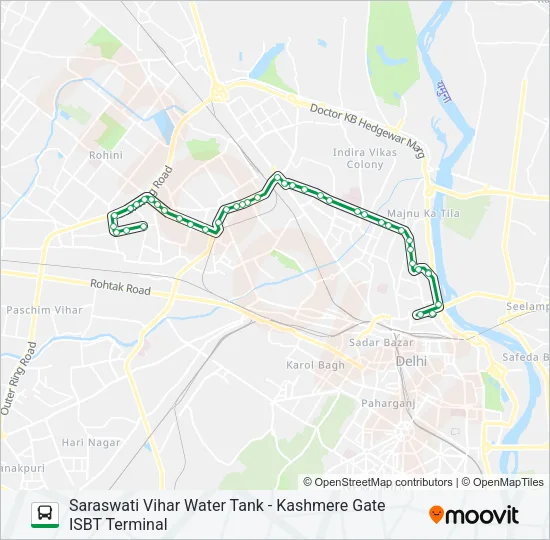964 Bus Line Map