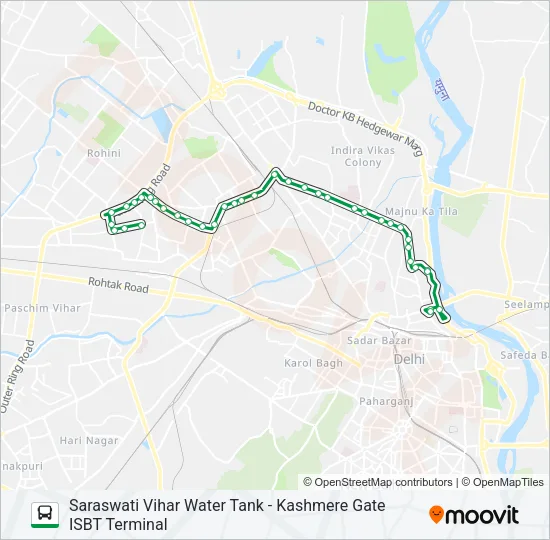 964 Bus Line Map