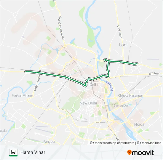 973 Bus Line Map