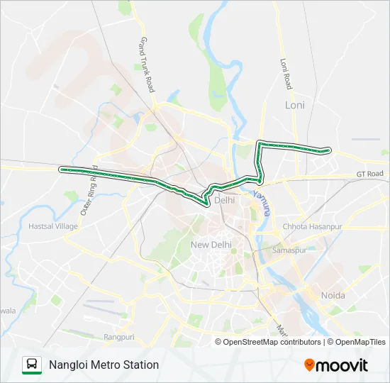 973 Bus Line Map