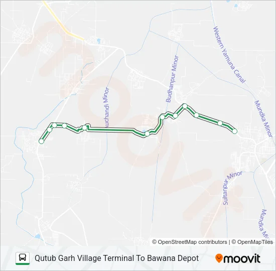 988 Bus Line Map