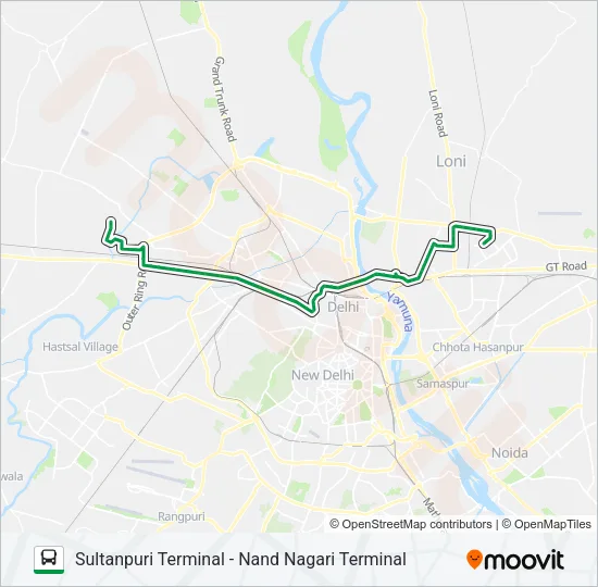 992 Bus Line Map