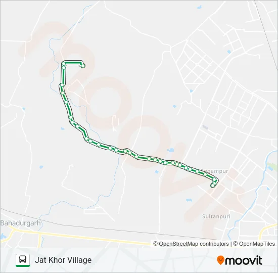 114EXT Bus Line Map
